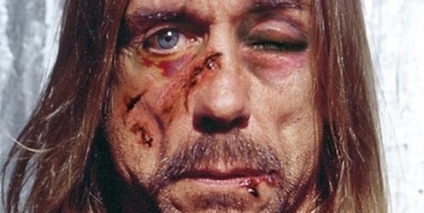 The poster that showed Iggy Pop's bruised face was used without his permission.