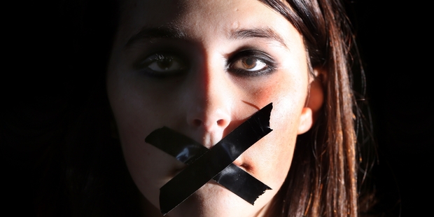 Jessalyn Silvester maintaining her silence. Photo/Stuart Munro