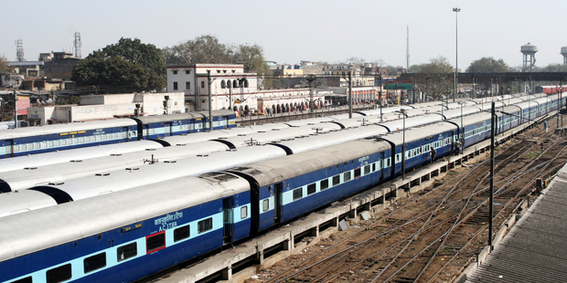 India's rail network moves 20 million people (mostly inside the trains but sometimes hanging off or on top of them) daily to their destinations. Photo / Thinkstock