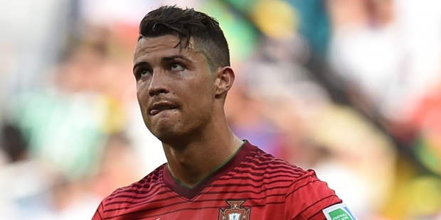 Ronaldo's Portugal team was eliminated. Photo / AP