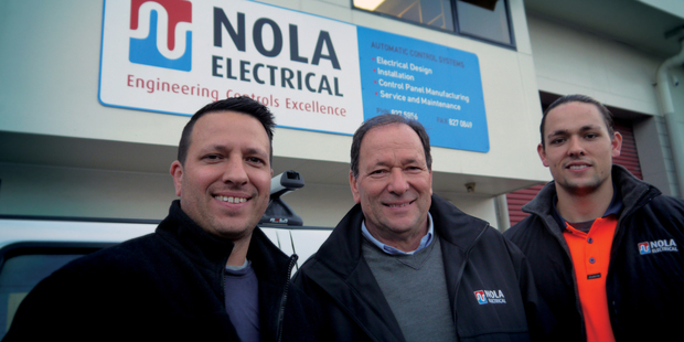 Dino, Ned and Stipe Nola, of Nola Electrical.