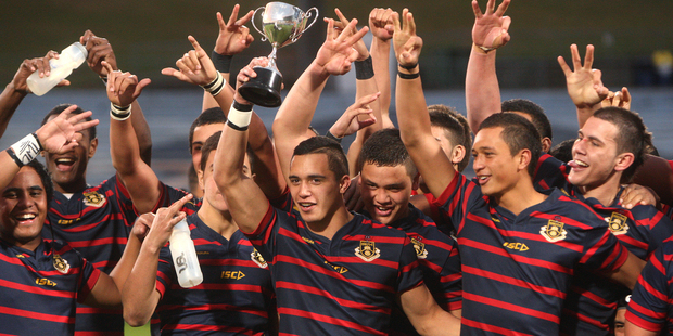 The chances of Rotorua Boys' High School's first XV clinching another title this season are partly out of their hands after three rounds. Photo/Ben Fraser