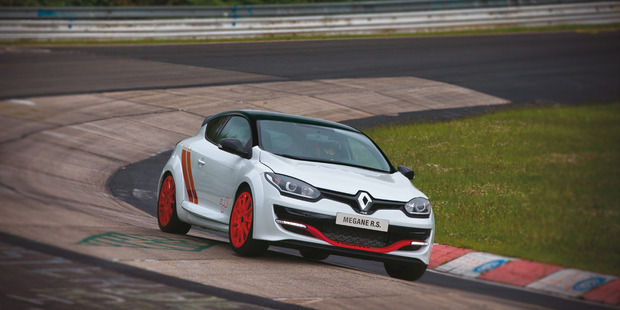 Renault Sport RS275 Trophy-R has broken its class record at Nurburgring Nordschleife. Photo / Supplied