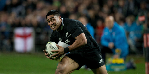 All Blacks centre Malakai Fekitoa in action against England, during the 3rd and final test match of the Steinlager Series between the All Blacks and England. Photo / Brett Phibbs.