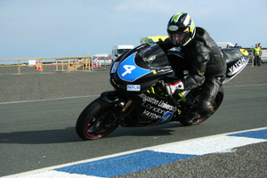 The Kingston University TT Zero Motorbike.
