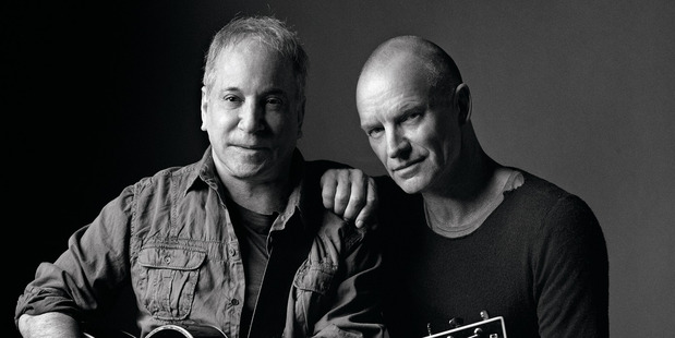 Paul Simon and Sting head to New Zealand in January 2015.