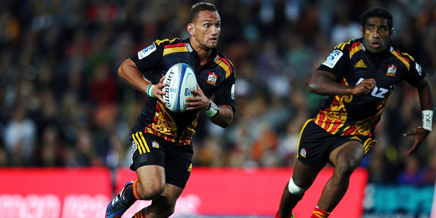 Aaron Cruden of the Chiefs. Photo / Anthony Au-Yeung