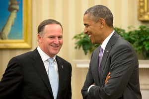 President Barack Obama met with Prime Minister John Key last week. Photo / AP