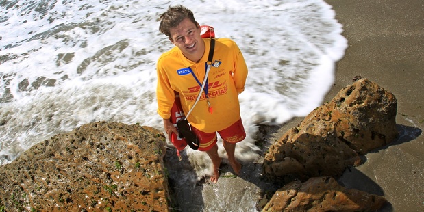 Steven Gregory helped to save the life of a toddler found face-down in the sea.