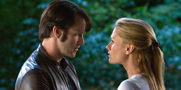 On and off-screen lovers Stephen Moyer and Anna Paquin.