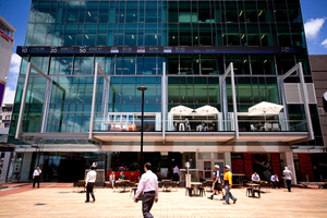 Queen Elizabeth Square may be lost to the public as an open space if a shopping centre plan goes ahead.