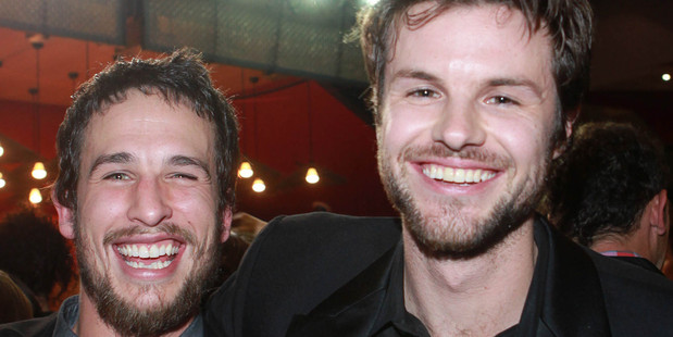 Producer Tom Hern and director James Napier-Robertson.