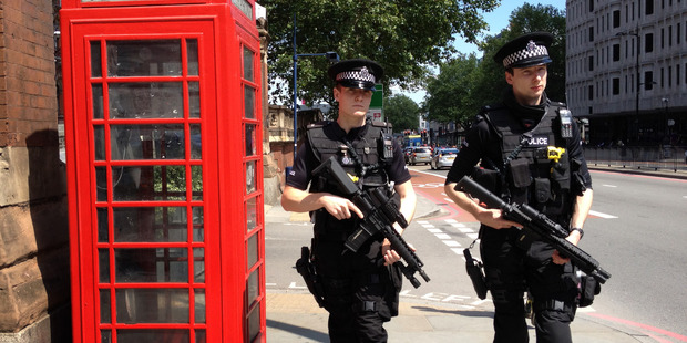 Metropolitan Police in London use Wynyard's crime-solving technology. Photo / Brett Phibbs