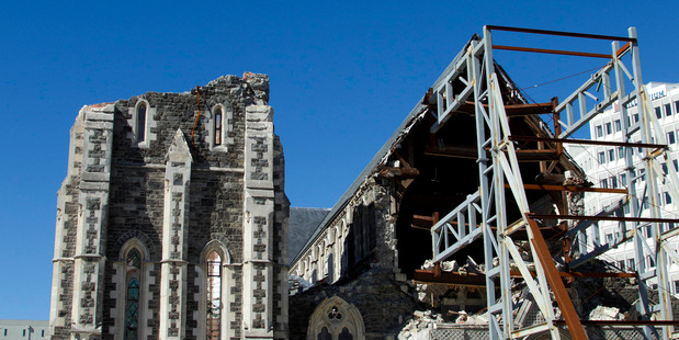 Christchurch Cathedral's potential for a rebuild was the subject of lengthy debates. Photo / Simon Baker