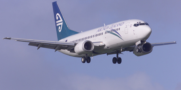 The Air New Zealand 737 landed in foggy conditions in Christchurch - instead of making a missed approach. Photo / Herald file