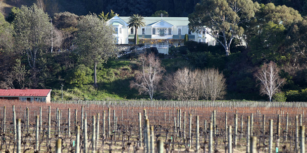 The Mission Estate Winery in Church Rd, Taradale, Napier.