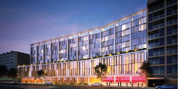 An artist's impression of the convention centre and hotel. Photo / supplied