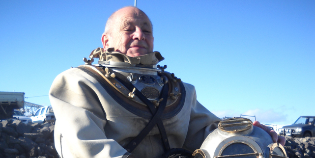 Underwater explorer Keith Gordon dives with the Historical Diving Society Australia Pacific.