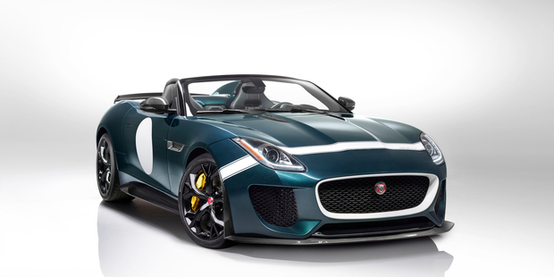The Jaguar F-Type Project 7 will have a production run of just 250 hand built units. Photo / Supplied