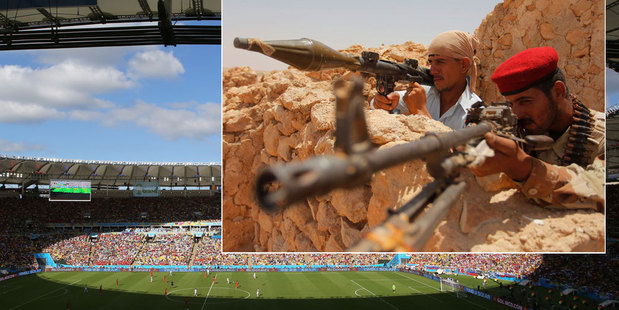 Isis has been trying to recruit via the World Cup, using social media to spread their cause. Photo / AP