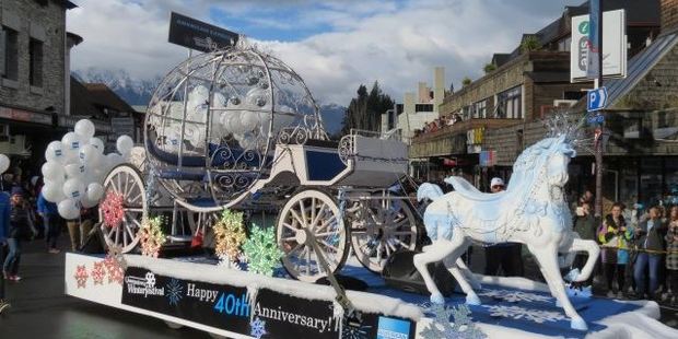 Thousands have turned up to the street parade at this year's Winter Festival. Photo / Tracey Roxburgh