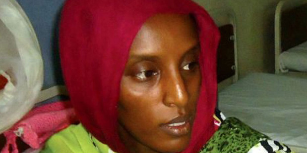 Meriam Yahya Ibrahim who gave birth to a baby girl in prison.