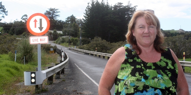 Sue Reyland and the Matakohe Bridge Concern Committee want improvements to two one-lane bridges on SH12 near Matakohe, with Northland MP Mike Sabin backing their calls. Photo/File