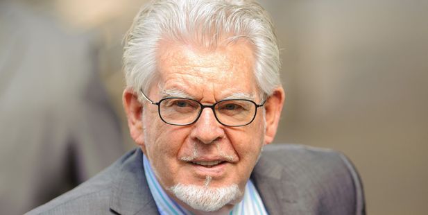 Veteran entertainer Rolf Harris arrives at Southwark Crown Court in London. Photo / AP
