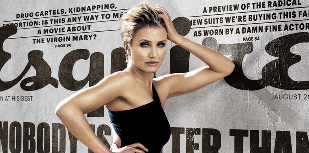 Cameron Diaz on the cover of Esquire magazine.
