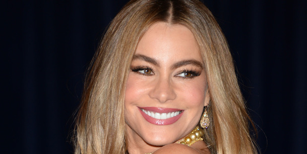 Sofia Vergara, who had her son when she was a teen, was 32nd in Forbes' "World's Most Powerful Women in Media And Entertainment 2014" list. Photo / AP