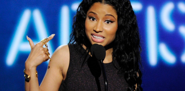 Nicki Minaj's speech at the BET Awards shocked audience members. Photo/AP