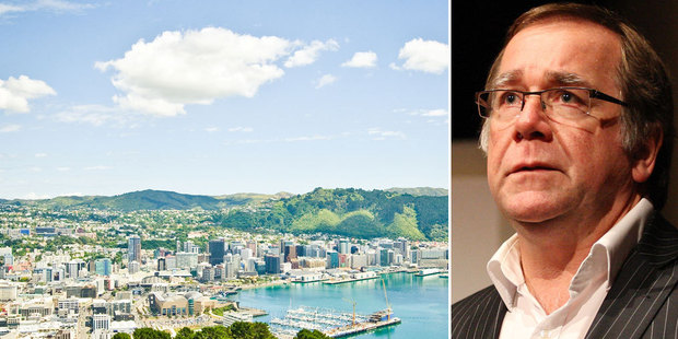 A view over Wellington to the hills of Brooklyn where the alleged attack took place. Right, Murray McCully says the accused diplomat's country should be named. Photo / NZ Herald