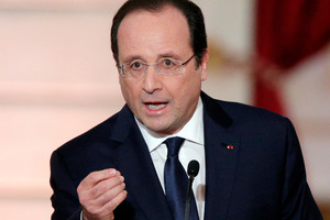 French President Francois Hollande expressed outrage at "this abominable drama" at the Edouard Herriot school in Albi in southern France. Photo / AP
