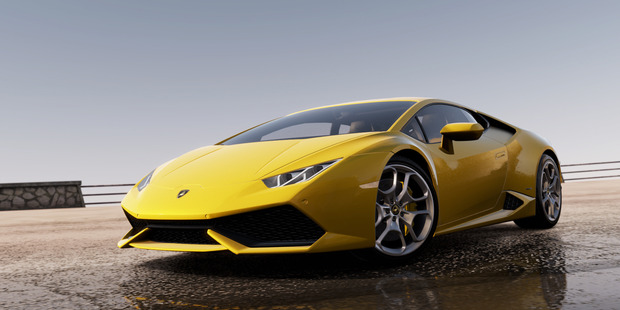 The Lamborghini Huracan has been chosen to front Forza Horizon 2. Photo / Supplied