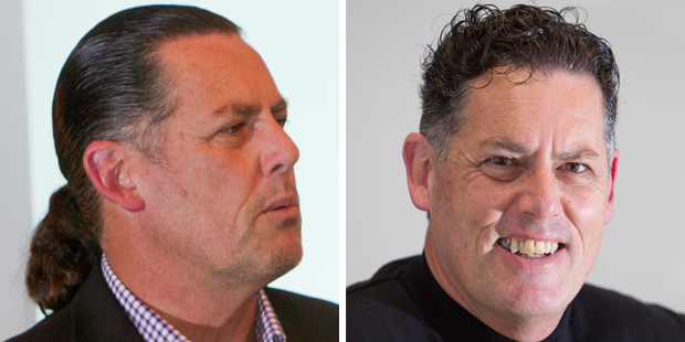 Wayne Walford before and after he gave his pony the chop.
