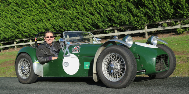 Philip Adamson became fascinated with the Lotus 7 when one overtook him back in the 80s. Pictures / Jacqui Madelin
The Lotus 7 can achieve 0-100km/h in under seven seconds. Pictures / Jacqui Madelin