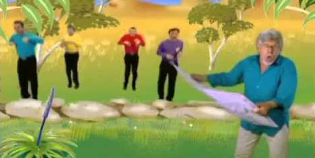 The Wiggles have digitally removed Rolf Harris from their version of Tie Me Kangaroo Down.