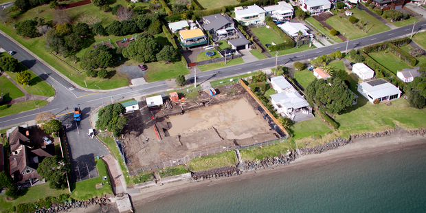 Three homes have been cleared to make way for Sir Russell Coutts' mega-mansion.