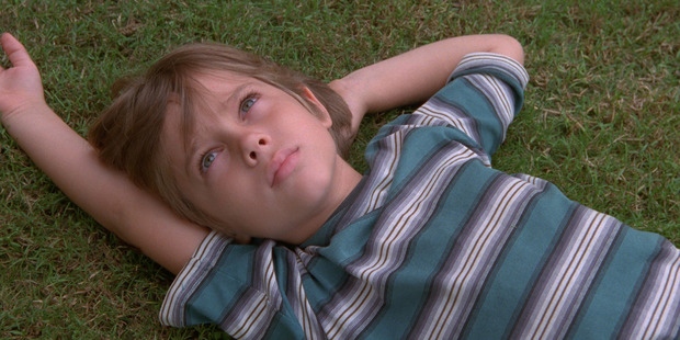 The young Ellar Coltrane near the start of Richard Linklater's movie Boyhood.