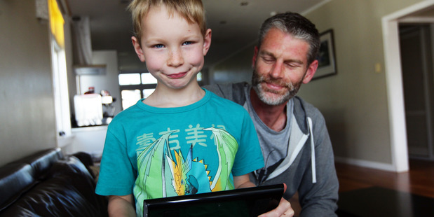 Nick Bolster says he should have monitored his son's activity on the tablet. Photo / Doug Sherring