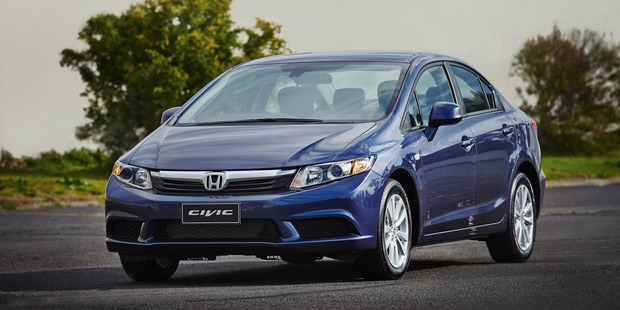 The 2013 Honda Civic sedan is about the same size as previous generation Accord. Photo / Supplied