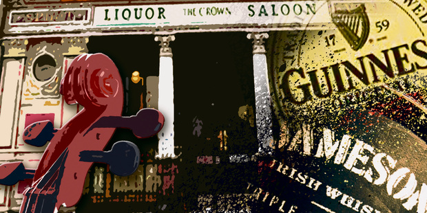 The Crown Liquor Saloon is a gem of finely preserved Victoriana - a genuine gin palace. Illustration / Rod Emmerson