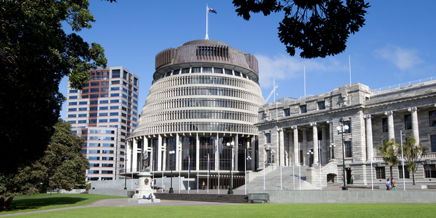 Money from asset sales will be spent on Parliament's leaky roof. Photo / Mark Mitchell