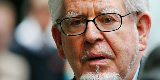 Veteran entertainer Rolf Harris leaves the Southwark Crown Court in London after being found guilty of indecent assaults on young girls. Photo / AP