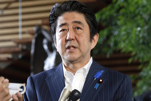 Japanese Prime Minister Shinzo Abe. Photo / AP