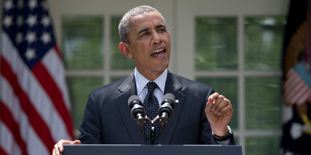 President Barack Obama speaks about the future of US troops in Afghanistan, at the White House in Washington. Photo / AP