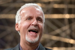 Director James Cameron appears at a news conference. Photo / AP