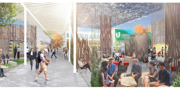 A proposed education hub for Unitec.