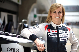 The fastest woman in the world - Williams development driver Susie Wolff. Photo / Supplied