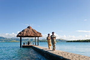 Fiji's Dolphin Island provides a perfect, private slice of paradise. Photo / Supplied.